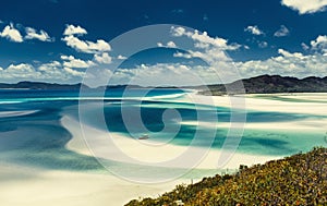 Whitehaven beach in Australia