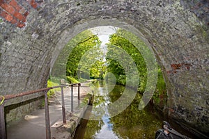 Whitehouses tunnel on the LLangollen Canal