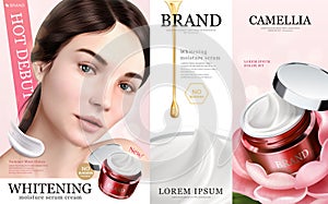 Whitening moisture ads