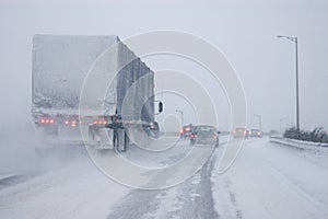 Whiteout Driving Conditions