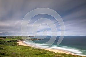 Whitepark Bay Beach and Portbradden Harbour on Causeway Coast, Northern Ireland