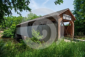 Whites Covered Bridge in Ionia County, Michigan