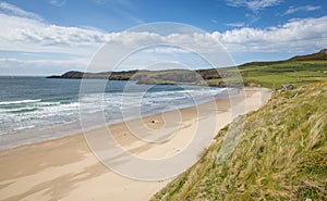 Whitesands Bay beach Pembrokeshire West Wales UK