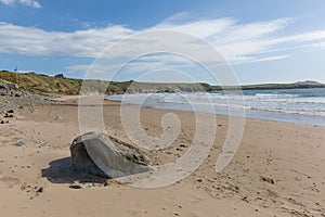 Whitesands Bay beach Pembrokeshire West Wales UK