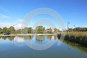 Whitestone pond in Hampstead, London