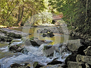 Whitetop Laurel Creek Waterfall photo