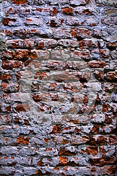 Whitewashed Brick Wall