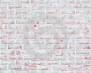 Whitewashed brick wall texture