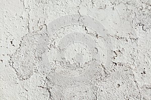 Whitewashed clay wall. Background texture