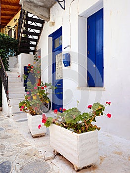 Whitewashed Greek Island House, Tinos