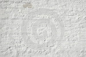 Whitewashed Retro Brick Wall Uneven Bumpy Rough Rustic Background