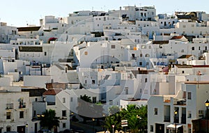 Whitewashed Spanish village