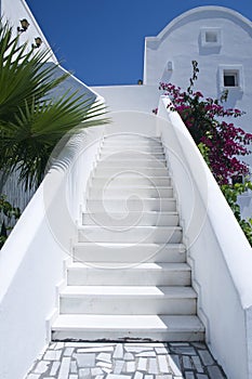 Whitewashed Steps