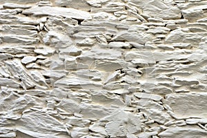 Whitewashed wall