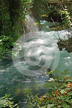 Whitewater of the Duden river