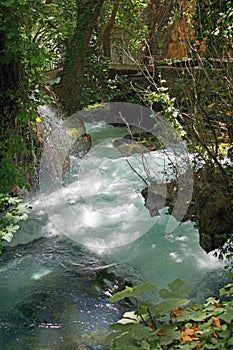 Whitewater of the Duden river