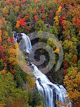 Whitewater Falls in Autumn