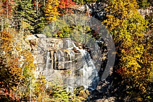 Whitewater Falls in Jocassee Gorge North Carolina