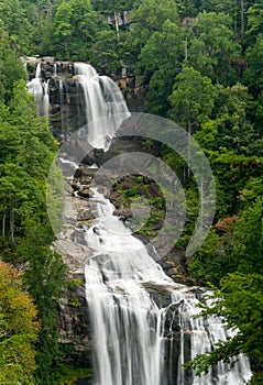 Whitewater Falls in Jocassee Gorge North Carolina