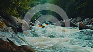 Whitewater Kayaking Adventure./n