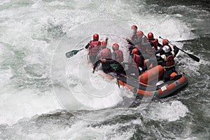 Whitewater rafting photo
