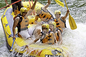 Whitewater rafting on the Kaituna River, Rotorua