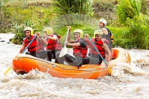 Whitewater River Rafting Boat Adventure