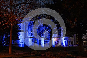 Whitstable castle night light