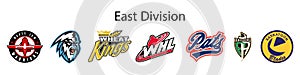 WHL season 2022-23. Division East, Eastern Conference, Canada,Winnipeg Ice, Moose Jaw Warriors, Saskatoon Blades, Brandon Wheat photo