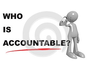 Who is accountable on white