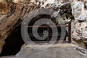 Those who visit the sacred place Eshab-i Kehf Cave (Cave of the Seven Sleepers).