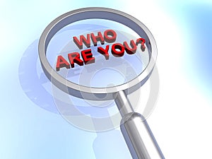 Who are you illustration photo