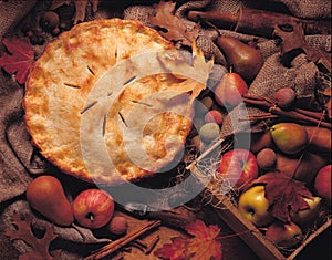 Whole apple pie