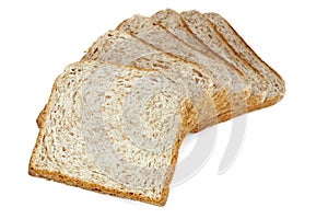 Whole bread slices