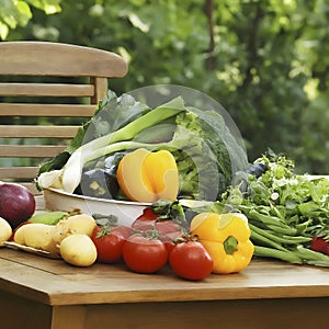 A whole bunch of healthy vegetables ready to cook