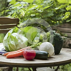 A whole bunch of healthy vegetables ready to cook