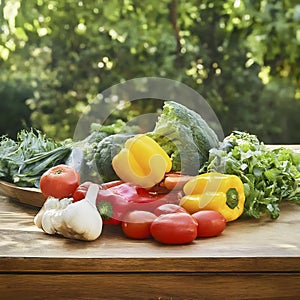 A whole bunch of healthy vegetables ready to cook