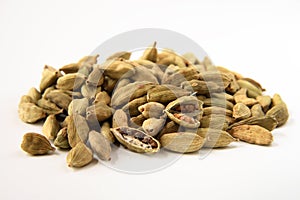 Whole cardamon seeds photo