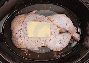 Whole Chicken In Slow Cooker