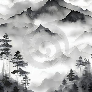 Whole in the clouds, aerial view