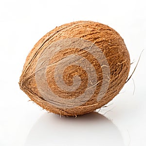 Coconut isolated on white background photo