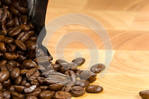Whole coffee beans