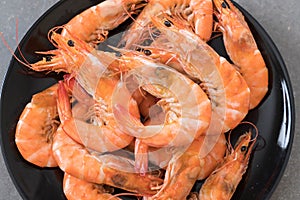 Whole Cooked Tiger Prawn