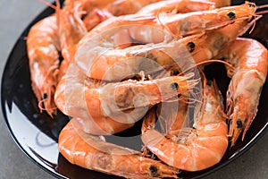 Whole Cooked Tiger Prawn