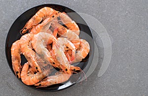 Whole Cooked Tiger Prawn