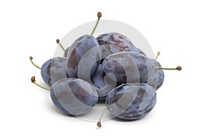 Whole fresh Damson plums