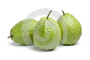 Whole fresh guava fruit