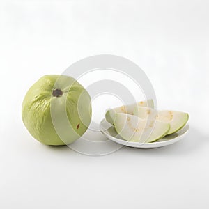 Guava Fruit - Whole Guava with Triangular Slices