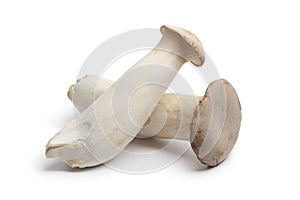 Whole fresh king oyster mushrooms