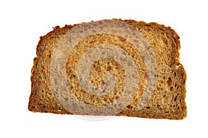 Whole grain bread slice